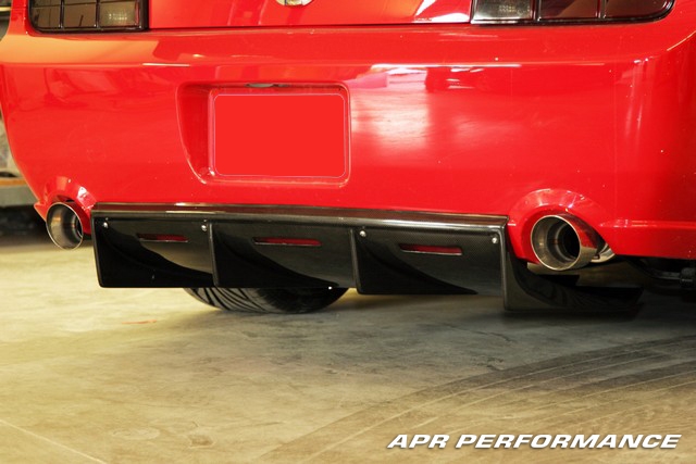Ford Mustang Carbon Fiber Rear Diffuser - APR Performance Ford Mustang