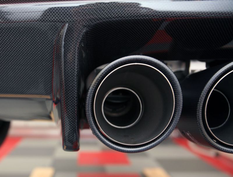 APR Carbon Fiber diffuser and Akrapovic Exhaust