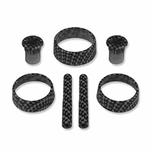 Dodge Challenger Interior Knob Kit Carbon Fiber Color Matched