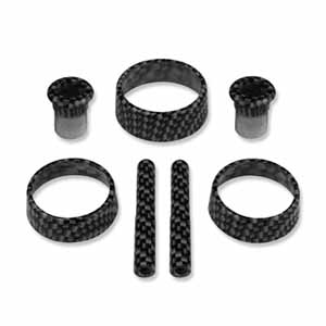 Dodge Challenger Interior Knob Kit Carbon Fiber Color Matched