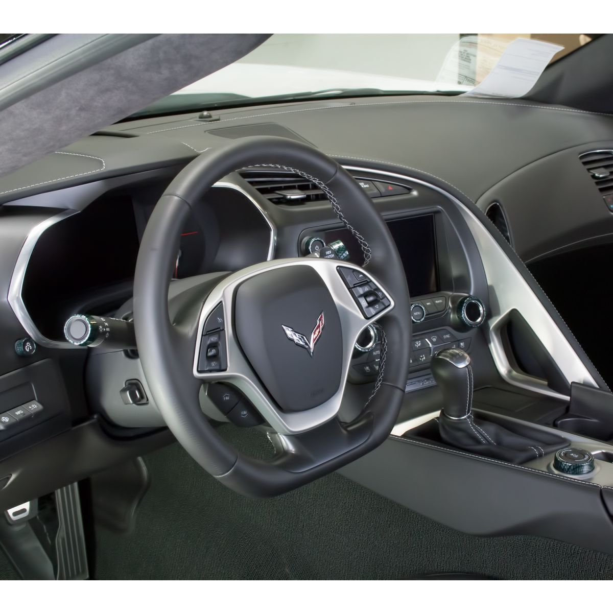 2014-2018 C7 Corvette Interior Knob Kit Carbon Fiber Color Matched