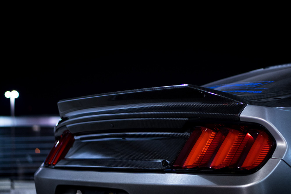 2015-2017 Mustang Carbon Fiber Decklid with integrated spoiler