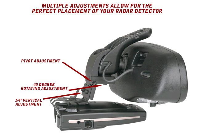 Escort Radar Detector Mirror Mount