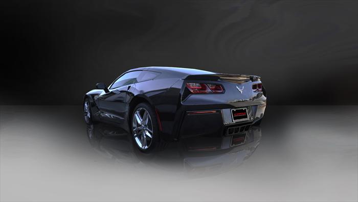C7 Corvette Exhaust Corsa Sport Valve-Back Performance Exhaust System Black Poly Tip 14765B