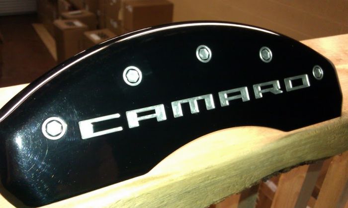 Engraved Camaro Brake Cover