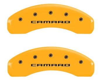 2012-2023 Camaro Caliper Covers Yellow w/RS or Camaro Logo