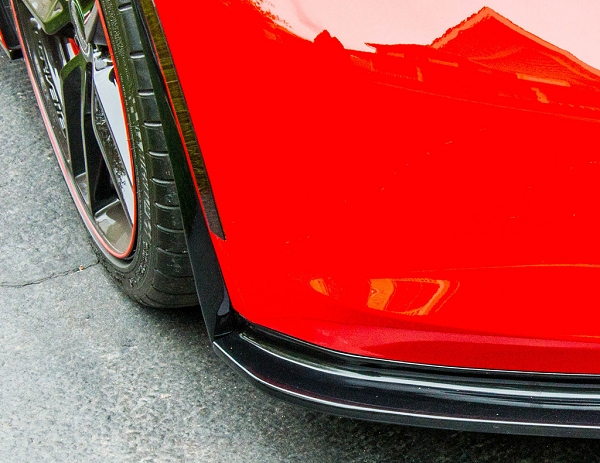 C7 Corvette Front Splitter Stage 2 Striped Signature Series