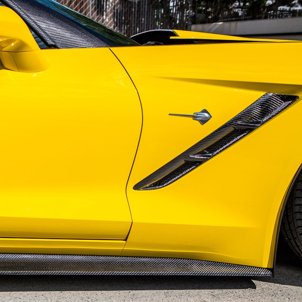 C7 Corvette Trufiber Carbon Fiber Front Fender Vents