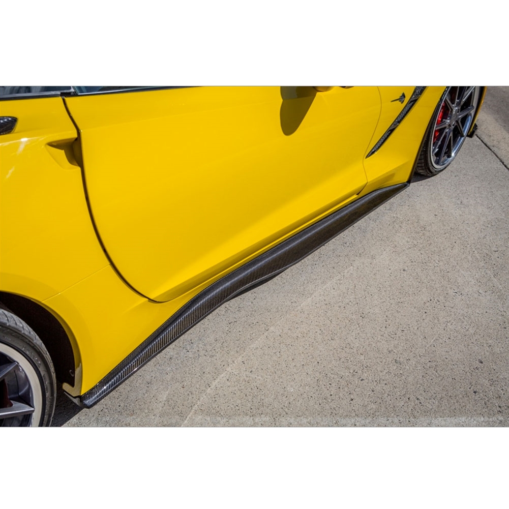 C7 Corvette Trufiber Carbon Fiber Side Skirts