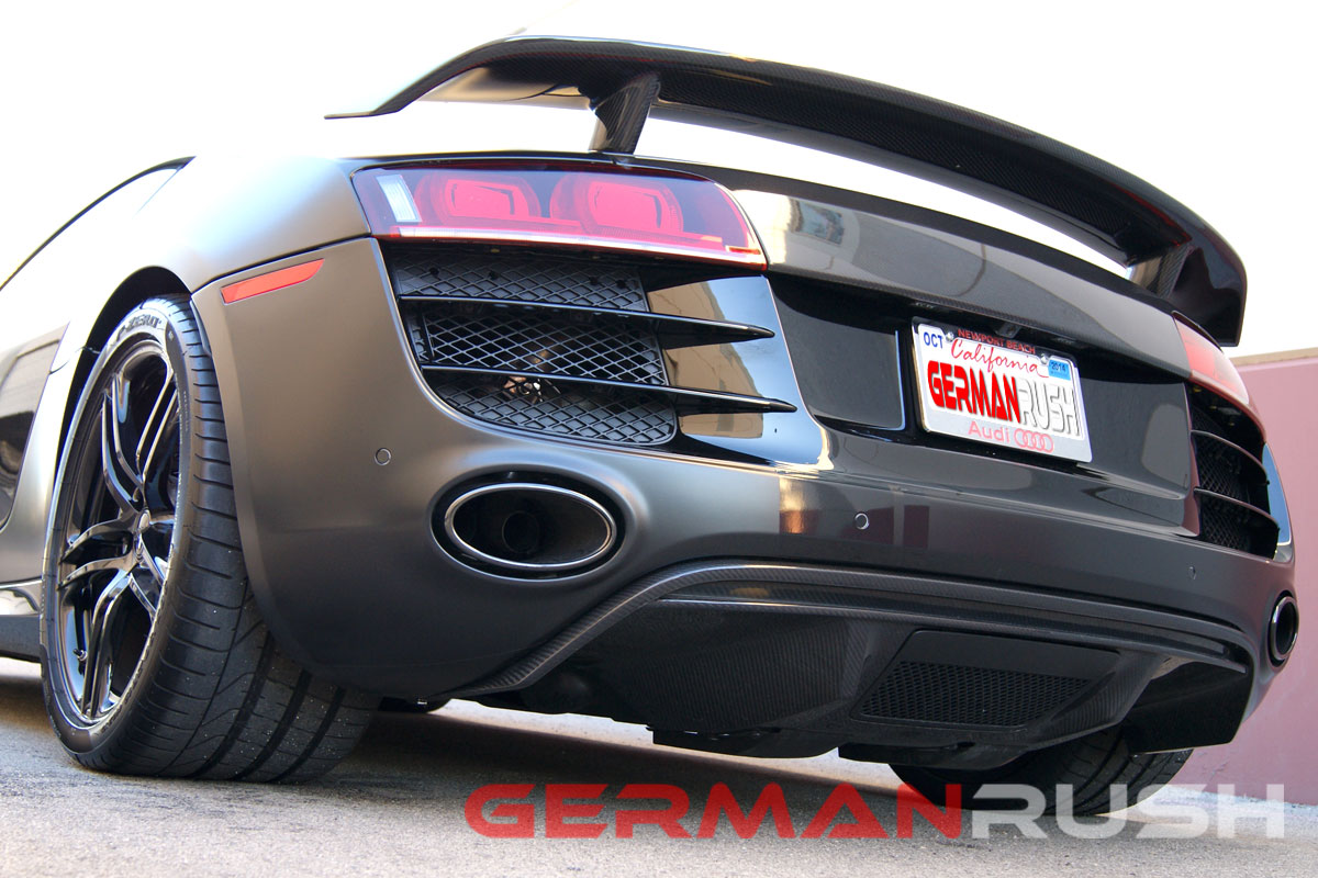 2010-2013 Audi R8 V10 Style Carbon Fiber Rear Diffuser