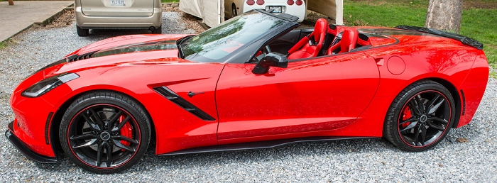 C7 Corvette Z06 Style Front Splitter