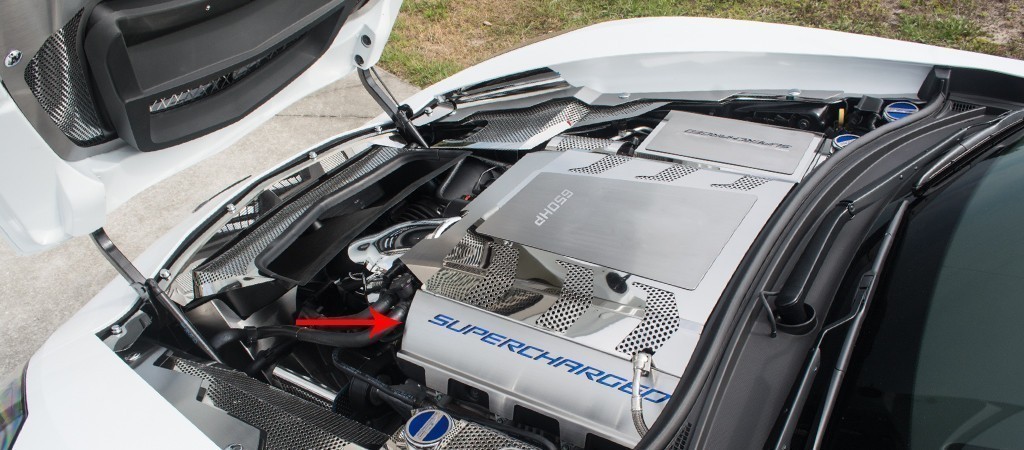 2015-2018 Z06 Corvette Stingray - Fuel Rail Covers SUPERCHARGED