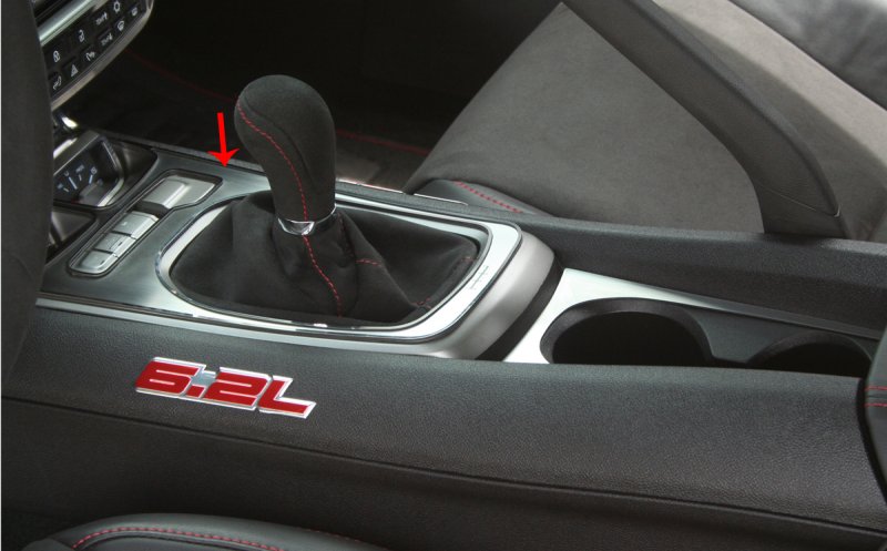 2010-2015 Camaro Stainless Steel Shifter Trim