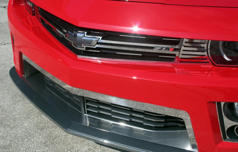 2010-2015 Camaro Brushed Stainless Steel Grille Trim