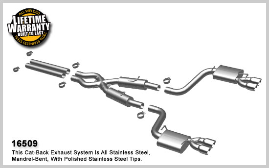 Challenger SRT-8 Hemi Street Performance Exhaust - MagnaFlow 16509