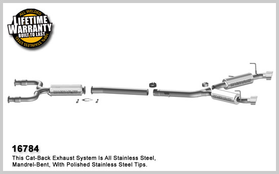 MagnaFlow Aggressive Cat-Back Exhaust System for the Nissan 350Z