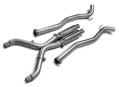 X-Crossover Pipes for Axle-Back Exhaust to Stock Manifolds on V8 Camaro