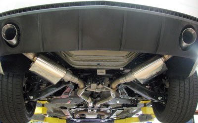 2010-2015 Camaro Axle-Back Power-Flo Exhaust V6 with 4