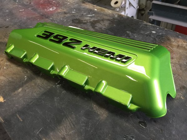 Scat Pack Painted Fuel Rail Covers