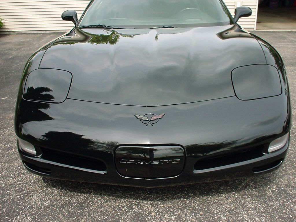 C5 Corvette Vinyl Emblem Blackout