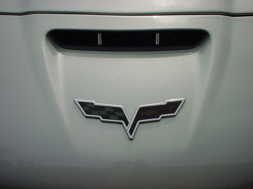 C6 Corvette Emblem Blackout