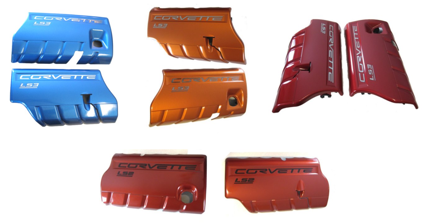C6 Corvette LS3 Fuel Rail Covers