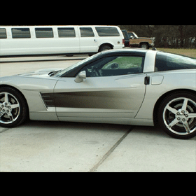 C6 Corvette Sport Fade Side Graphic (2005-2007)