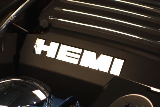 HEMI Badges for the Dodge Challenger Engine Shroud
