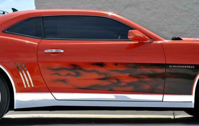 2010-2015 Camaro Polished Stainless Steel Rocker Panel 