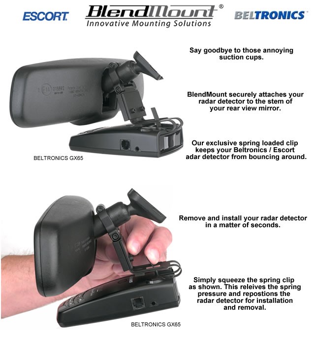 BlendMount Radar Detector Mount