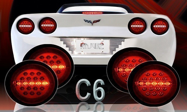 C6 Corvette Max Red L.E.D Tail Lights 