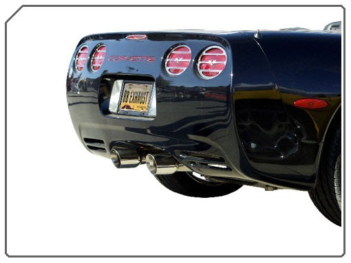 C5 Corvette Billy Boat B&B Bullet Exhaust (Twin Tip)