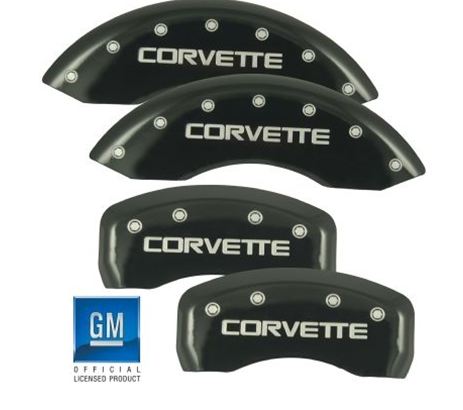 Black Corvette Caliper Covers
