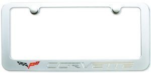 C6 Corvette License Plate Frame