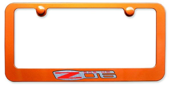 Corvette Z06 License Plate Frame