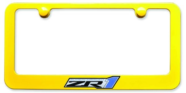 ZR1 Painted License Plate Frame