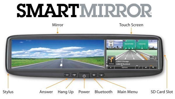 Escort Smart Mirror, GPS Rear View Mirror