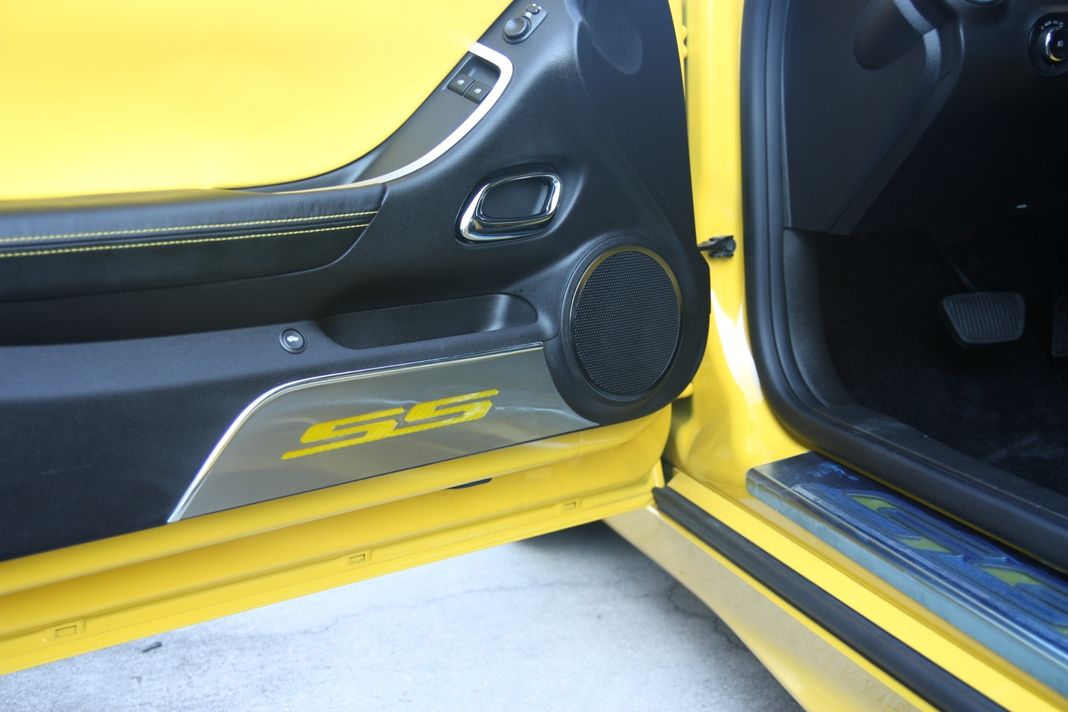 2010-2015 Camaro SS Carbon Fiber Door Kick Plates