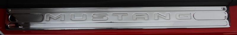 Billet Aluminum Mustang Door Sill Plates