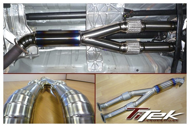 Titanium Resonated Mid-Pipe for the Nissan GTR Exhaust