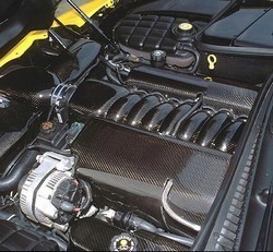 corvette carbon fiber coil covers, corvette parts, corvette accessories