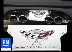 corvette exhuast plate, corvette parts