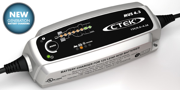 CTEK Multi US 4.3 - CTEK MUS 43 Battery Charger - CTEK Battery Charger
