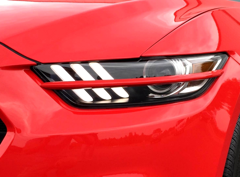 2015 Ford Mustang Painted Headlight Splitters