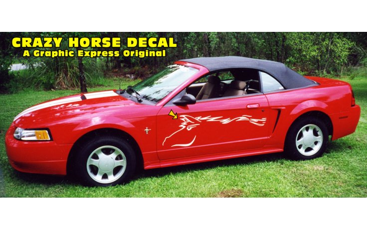 2015-2017 Mustang Crazy Horse Decal Set