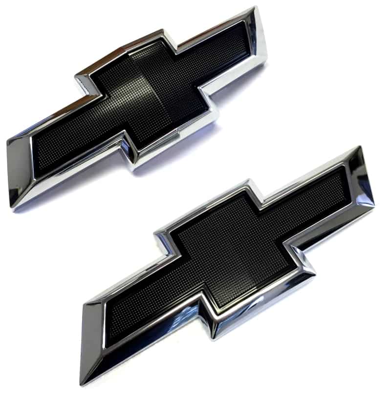 2016-2023 Camaro Black Front and Rear Bowties Emblems Package