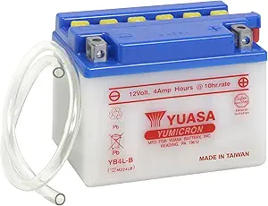 Yuasa 12V YB4L-B Conventional Battery - Acid Not Included