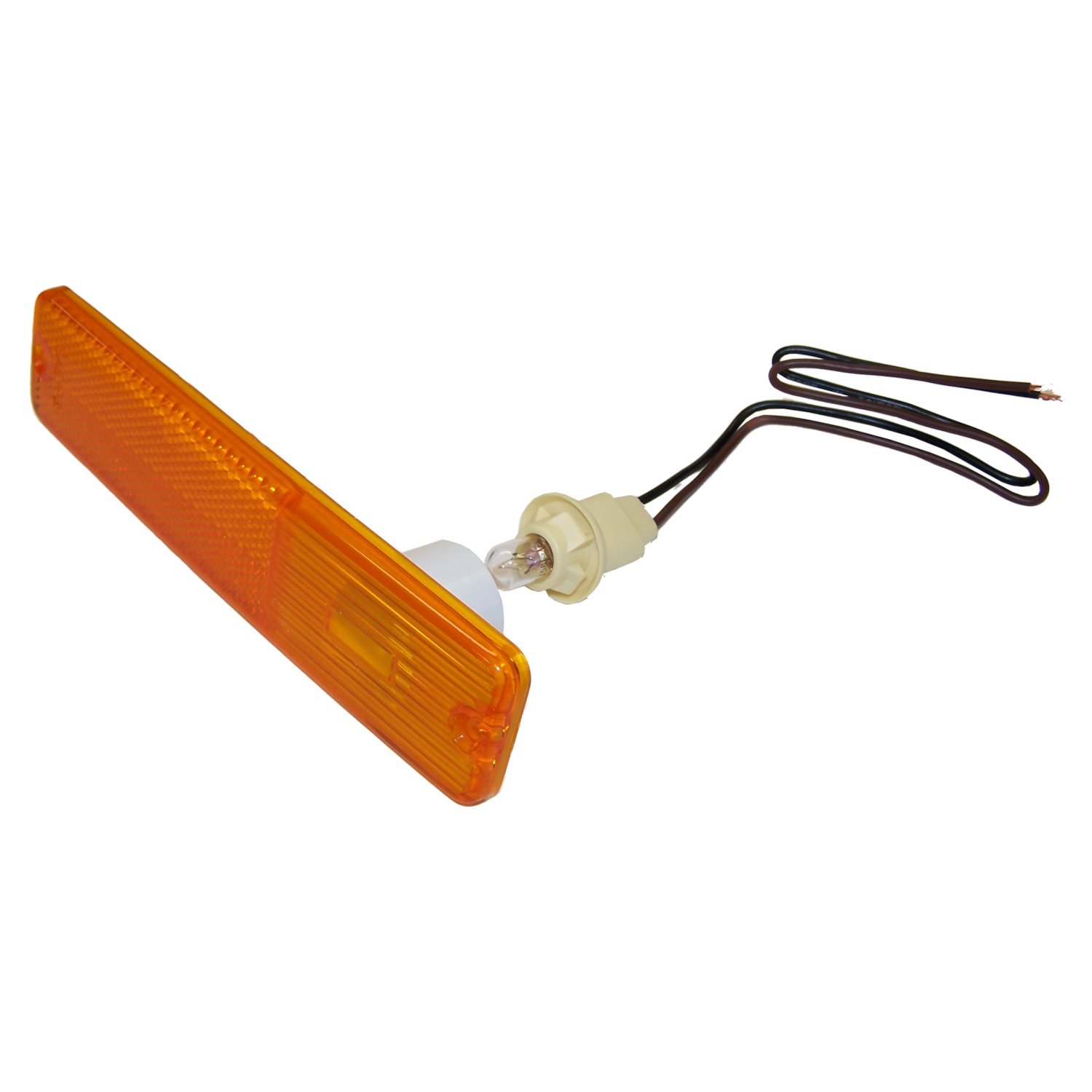 1972-1986 Jeep CJ Series & 1974-1991 Jeep SJ Series Crown Automotive Front Amber Side Marker Kit ...
