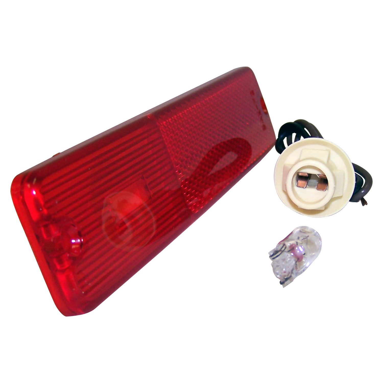1972-1987 Jeep J-Series CJ Side Marker Light Kit Red by Crown Automotive
