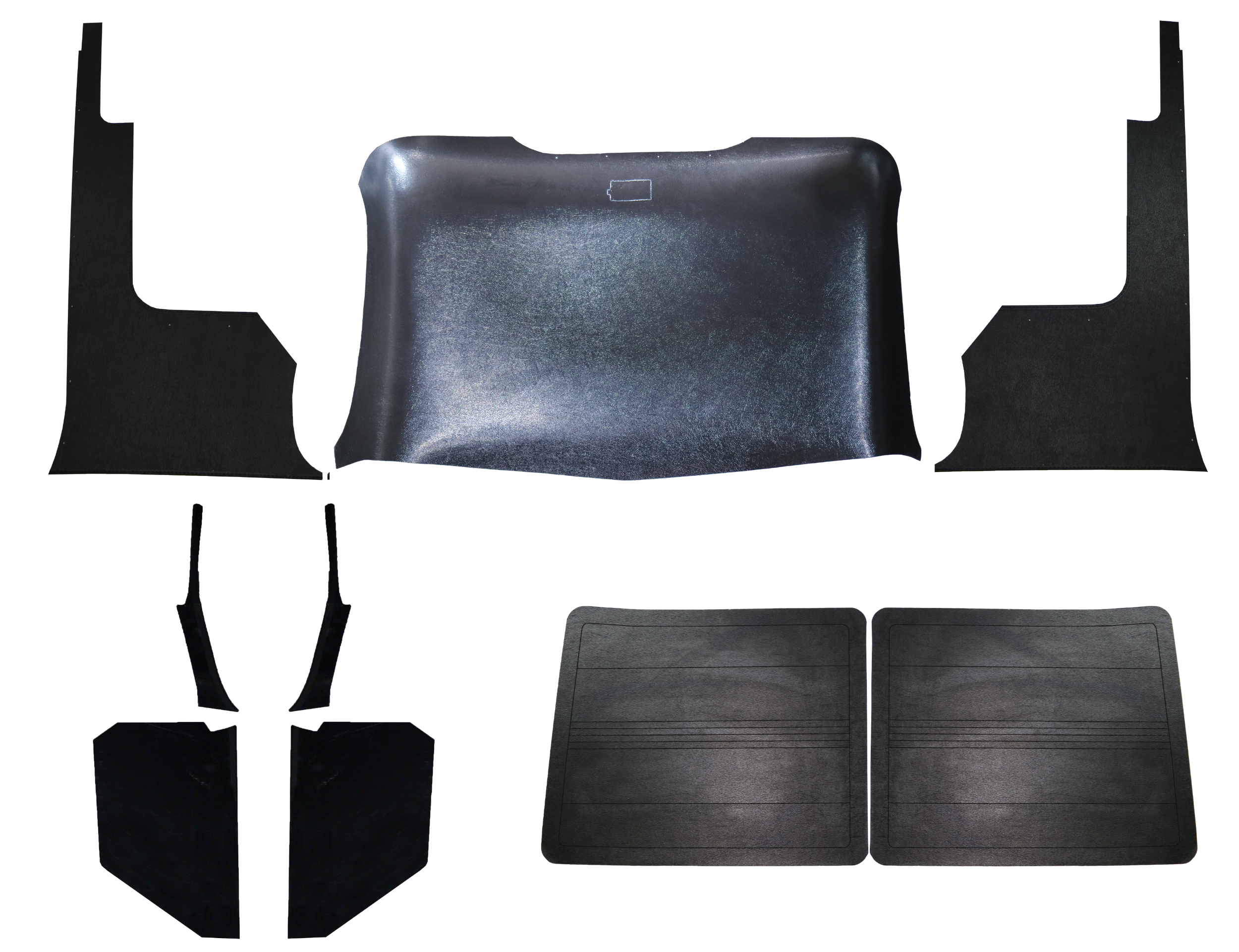 1939-1947 Dodge Truck AcoustiShield Interior Kit by QuietRide Solutions - Molded Headliner, Quart...
